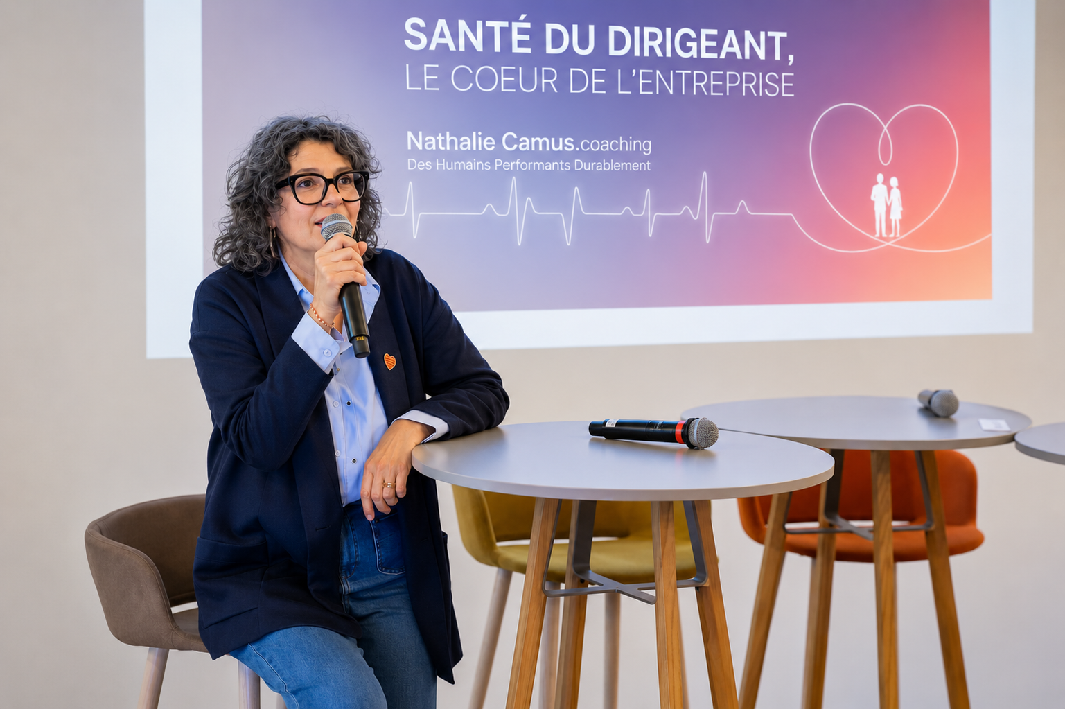 Nathalie Camus, conférence Santé du Dirigeant